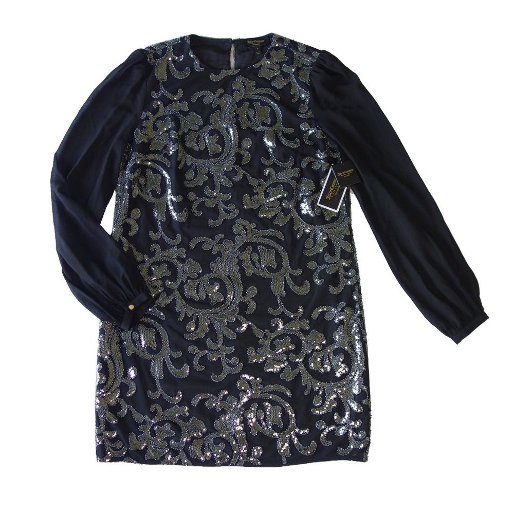 NWT Juicy Couture Beaded Sequin Dress Size 6 - Picture 2 of 8